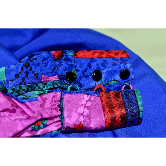 Uni Collection by Anne Crimmins Pattern Silk Dress - Picture 6 of 7